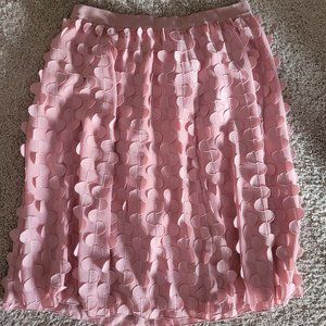 Ann Taylor Pink Ruffle Skirt